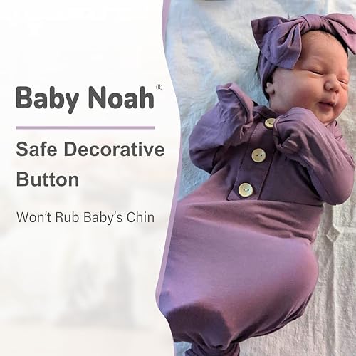 Newborn Gown with Mitten
