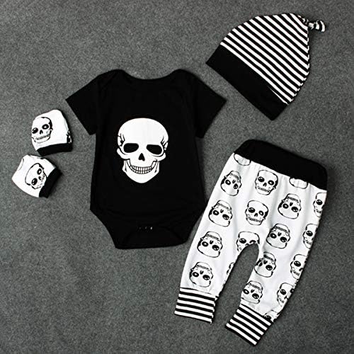Stunning Skull Romper Set for Halloween