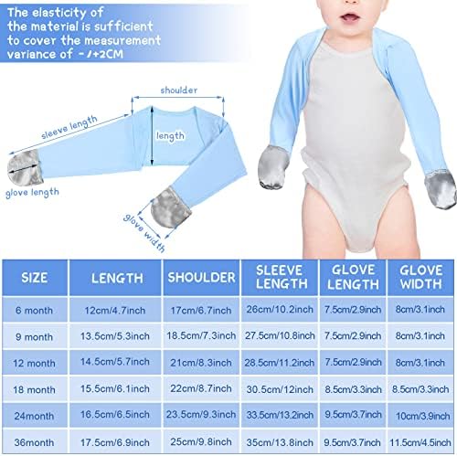 Sureio Baby Eczema Mitten Gloves 2-Piece Set for Toddler