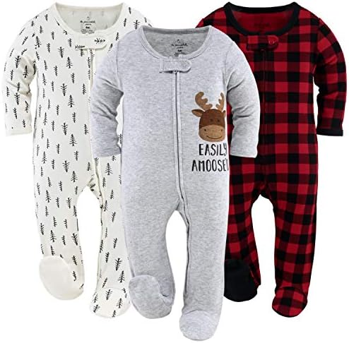 The Peanutshell Footed Baby Sleepers for Boys or Girls