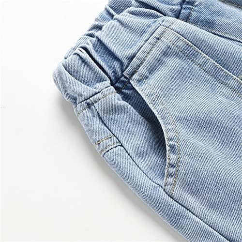 Patchwork Striped Jeans Pants for Kids