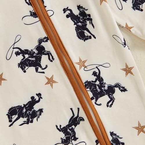 Perfect Baby Romper Set Western Cow Horse Themes for Boys Girls