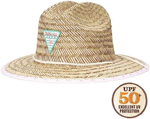 Panama Jack Kids Straw print Sun HatUPF 50