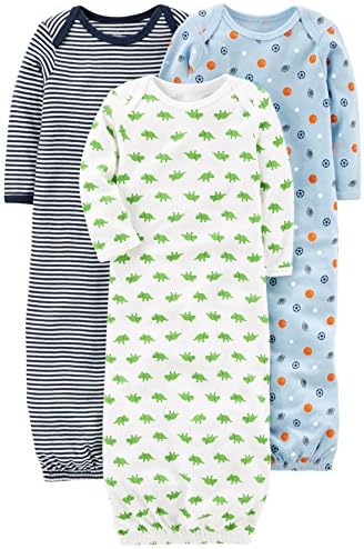 Simple Joysby Carters_dense Cotton Sleepers Pack of 3 for Baby Boys