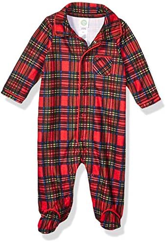 Little Me baby-boys Xmas Plaid Pajamas 1