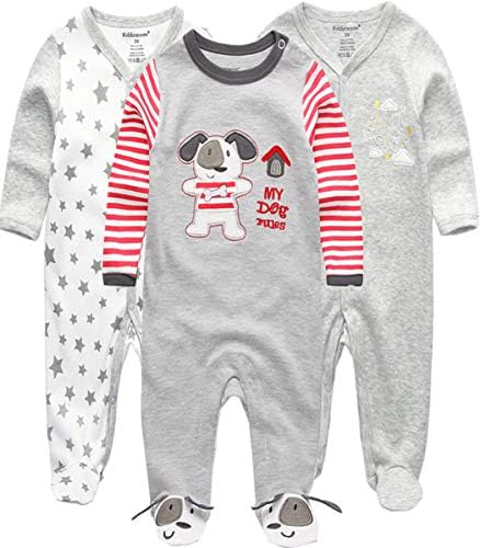 Kiddiezoom Baby Boys Snug Fit Romper
