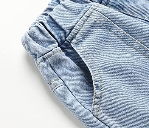 Patchwork Striped Jeans Pants for Kids