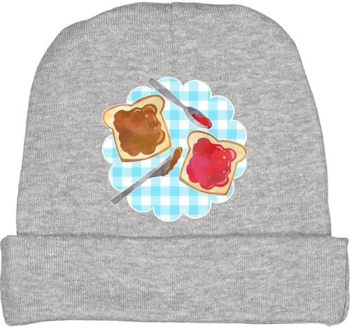 Peanut Butter and Jelly Picnic Baby Beanie Hat Soft Cozy for Picnics