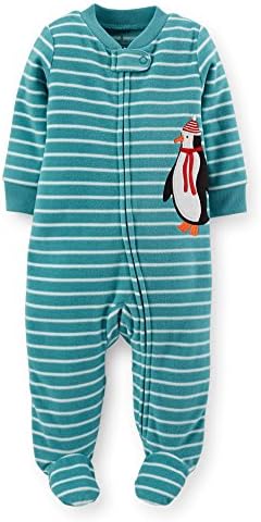 Carters Baby Boys Sleep N Play Fleece Footie Heather