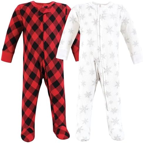 Hudson Baby Thermal Unisex Sleep Play 2pk