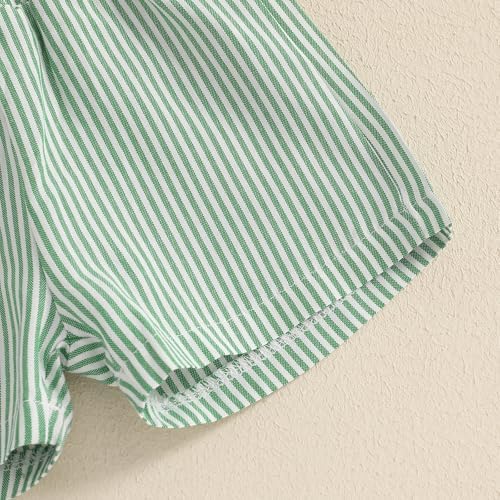 Lamuusaa Cute Toddler Easter Outfit T-Shirt Shorts Set