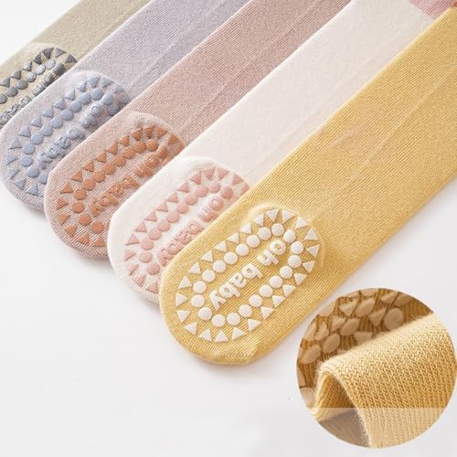 Non-Slip Knee-High Socks for Toddlers