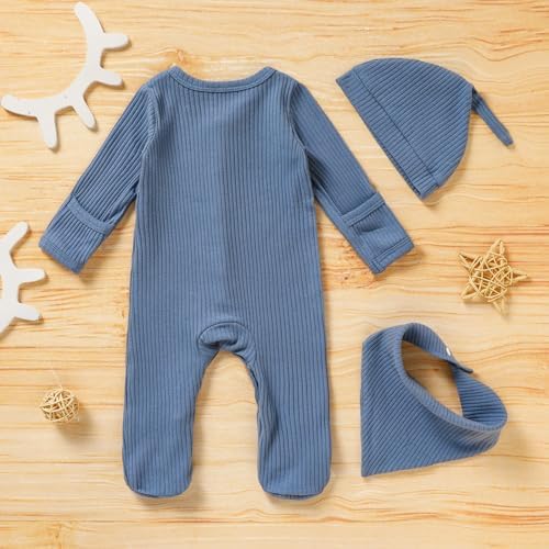 Newborn Boy Romper Jumpsuit Set