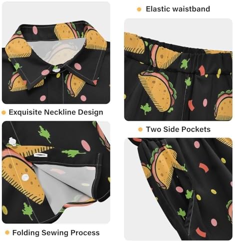 visesunny Funny Boys 2-Piece Shirt and Short Set
