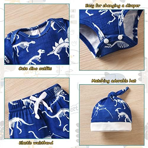 HINTINA Dinosaur Preemie Boys Clothing Set