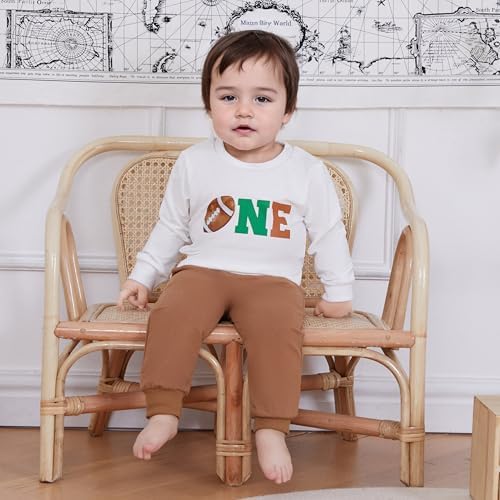 Football-Themed 1st Birthday Set for Boys Comfortable Stylish Toddler Clothing