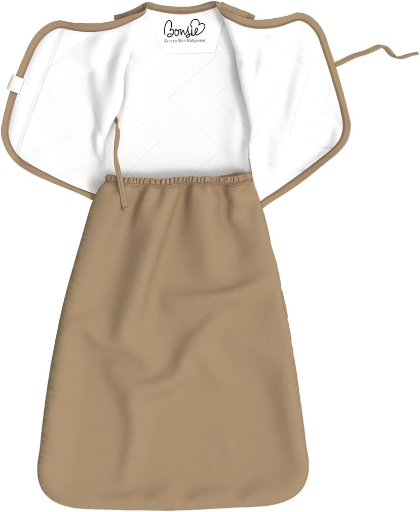 Bonsie Skin to Skin Baby Cuddle Sack - Brown