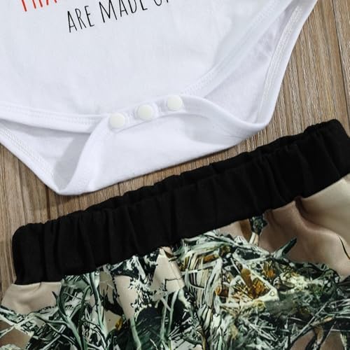 Chloefairy Newborn Baby Boy Hunting Camo Set