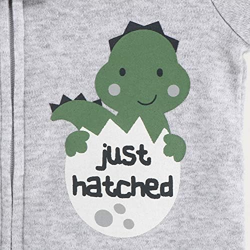 Peanutshell Camo Dinosaur Footed Sleepers for Boys