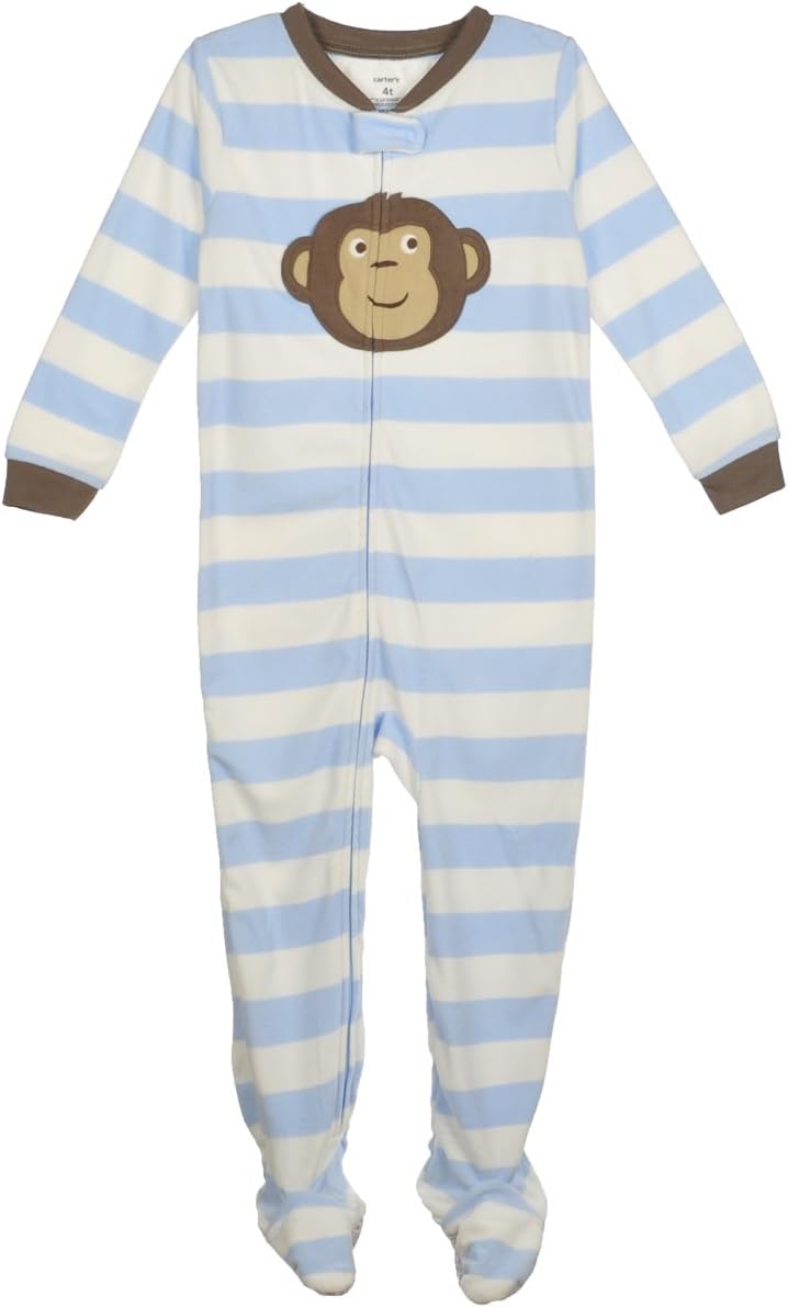 Carters Little Boys Toddler Fleece Sleepers - Soft Cozy