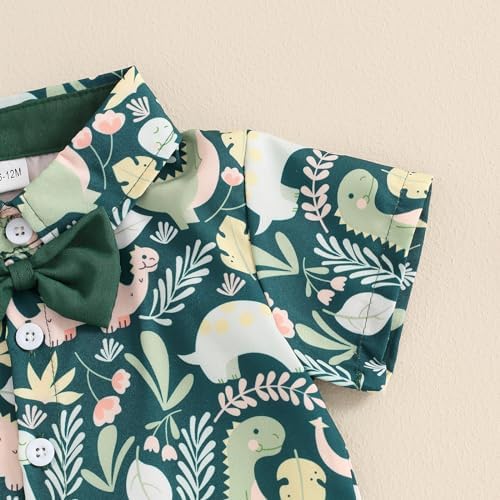 Dinosaur Print Toddler Shorts Set