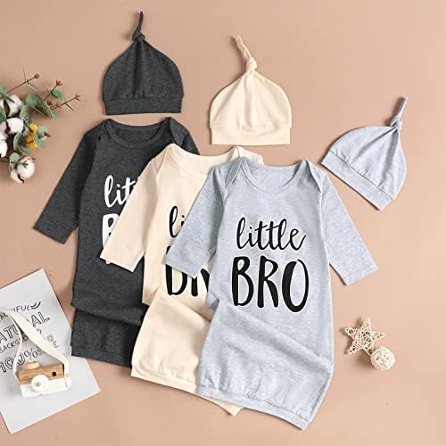 Perfect for Little Bro - Machine Washable Long Sleeve Nightgown Set