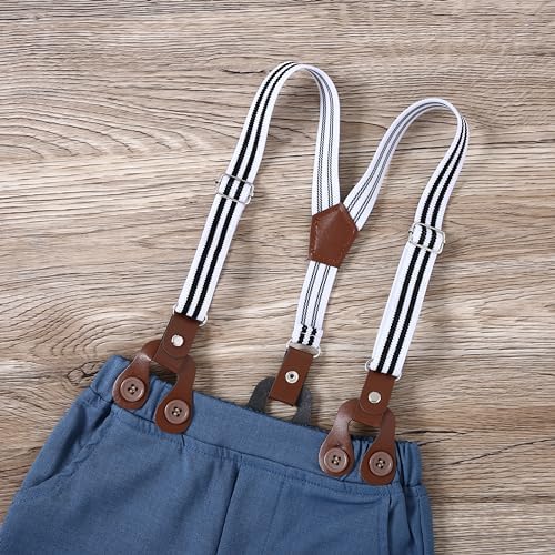 YALLET Toddler Formal OutfitComfortable Formal DressGentleman Style