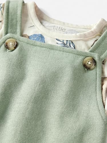 Perfectly Comfy Organic Cotton Overall Set For Little Ones