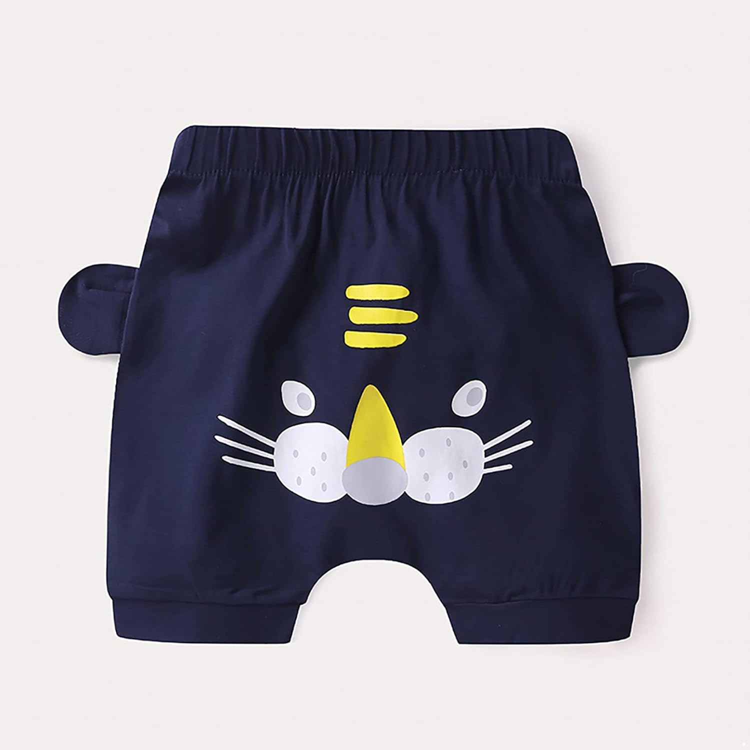 Yartina Cartoon Print Shorts