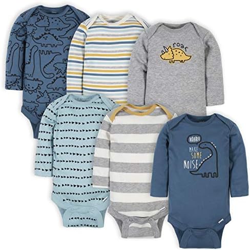 Gerber Baby Boys 6-Pack Cotton Onesies