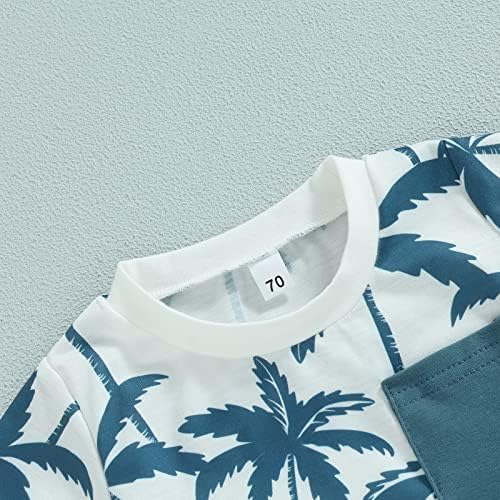 Saliuentm Toddler Beach Set tropical t-shirt and shorts