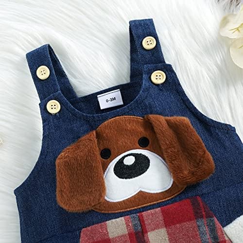 ODASIRA Baby Boy Romper Set with Jumpsuit and Overalls