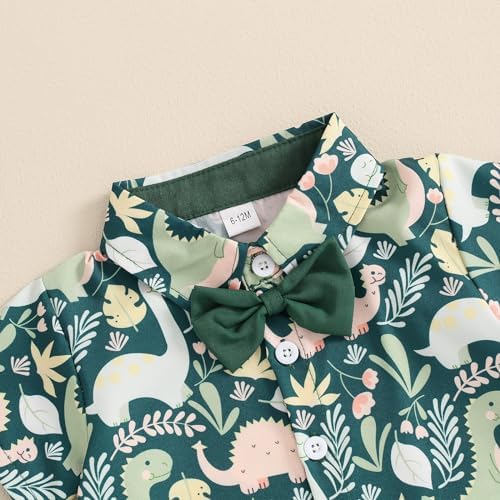 Dinosaur Print Toddler Shorts Set
