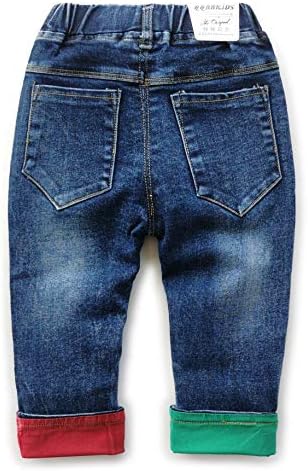 KIDSCOOL SPACE Elastic Ripped Pants for Toddlers