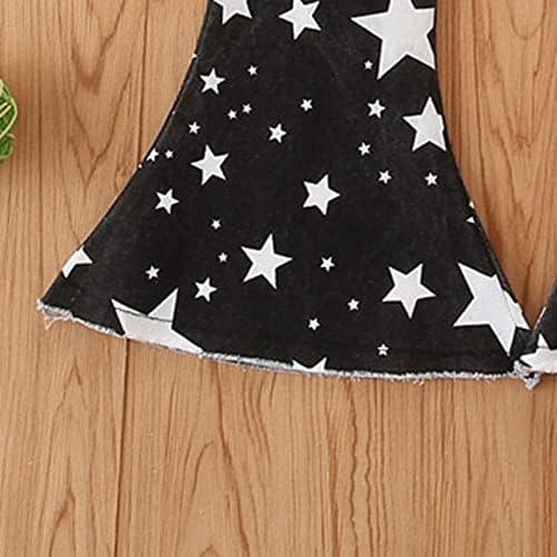 Adorable Spots Stars Ruffle Ripped Toddler Jeans 1-6Y