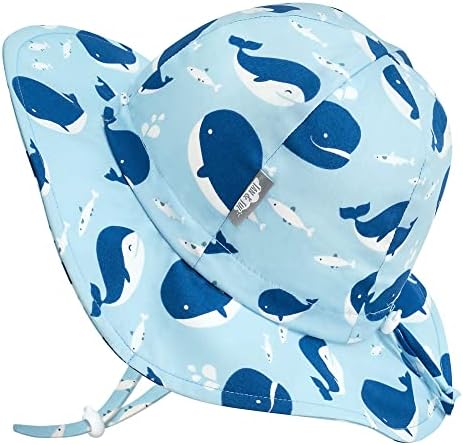 JAN JUL Adjustable Cotton Floppy Sun Hat for Boys 50 UPF Protection