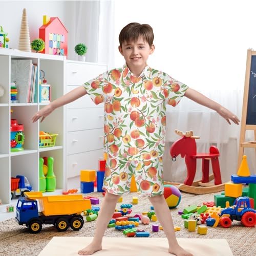 Visesunny Toddler Boys Beach Shirts Set