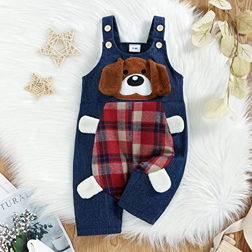 ODASIRA Baby Boy Romper Set with Jumpsuit and Overalls