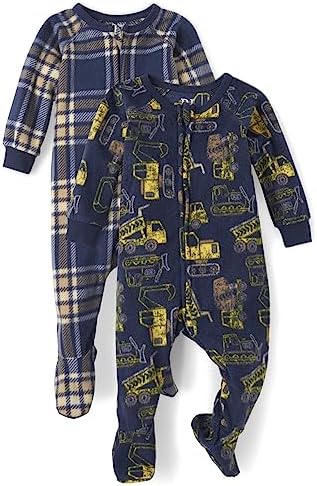 Cozy Flame-Resistant Pajamas for Baby Boys