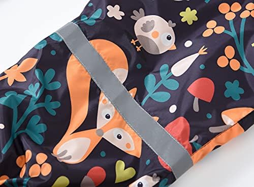 ZHEMO Animal Print Rain Pants for Kids 2-10T