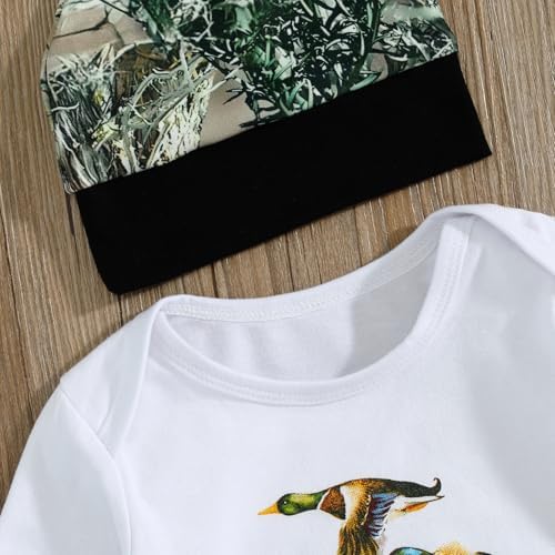 Chloefairy Newborn Baby Boy Hunting Camo Set