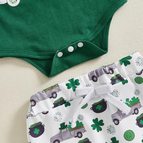 St Patricks Day Newborn Boys Outfit Set