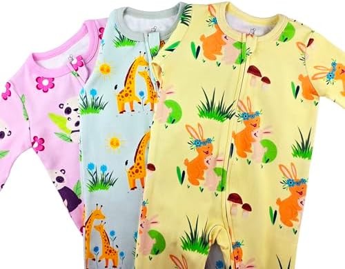 HippoHugs Organic Cotton Baby Footie Onesie