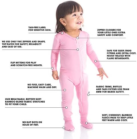 Soft and Sweet Print Footies for Baby