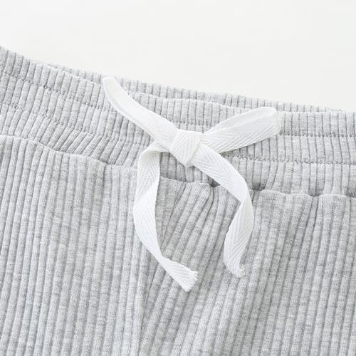 Hikido Newborn Baby Romper Set Cotton Long Sleeve Tops Pants 2PCS