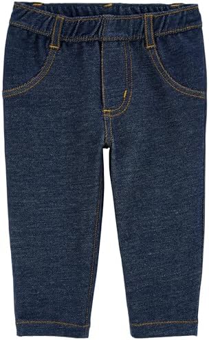 Carters Baby Boys Faux Denim Jeans - Oversized