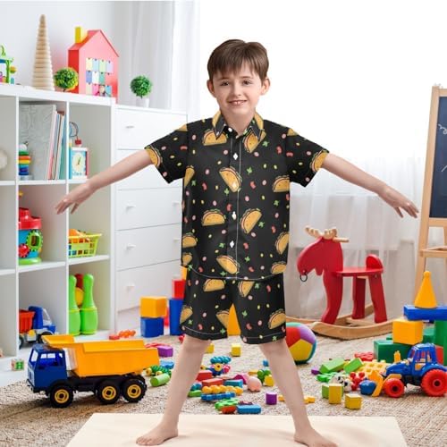 visesunny Funny Boys 2-Piece Shirt and Short Set