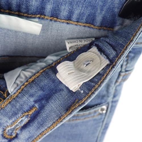 Little Kids Casual Elastic Jeans Ripped Denim for Boys