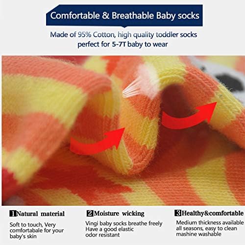 Sturdy Non-Slip Socks for Toddlers