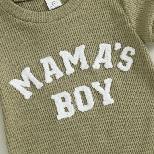 MERSARIPHY Newborn Baby Boy Summer Clothes Mamas Romper Shorts Set